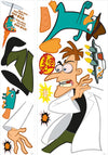 Phineas and Ferb Agent P Peel and Stick Wall Decals | Removable Repositionable Stickers | Easy Damage-Free Wall Art for Kids Bedroom Nursery Playroom
