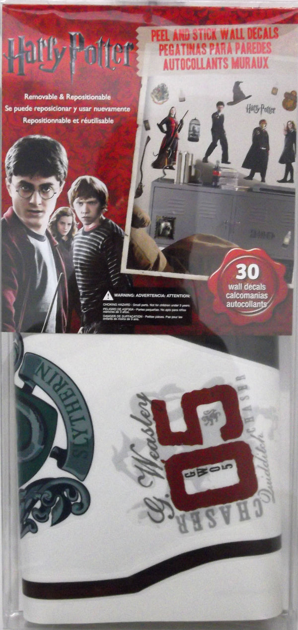 Harry Potter Peel and Stick Wall Decals | Removable Repositionable Stickers | Easy Damage-Free Wall Art for Kids Bedroom Nursery Playroom
