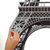 Eiffel Tower Peel and Stick Wall Decals | Removable Repositionable Stickers | Easy Damage-Free Wall Art for Kids Bedroom Nursery Playroom