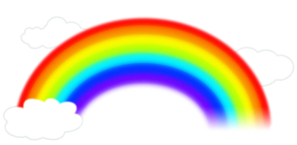 Over The Rainbow Peel and Stick Wall Decals | Removable Repositionable Stickers | Easy Damage-Free Wall Art for Kids Bedroom Nursery Playroom