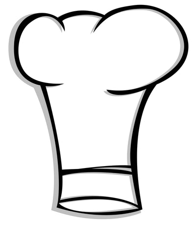 Chef Hat Peel and Stick Dry Erase Wall Decals | Removable Writable Reusable Surface | Easy Apply Damage-Free Decor for Home Office Kids Room
