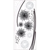 Graphic Dandelion Peel and Stick Wall Decals | Removable Repositionable Stickers | Easy Damage-Free Wall Art for Kids Bedroom Nursery Playroom