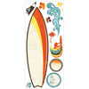 Surf Peel and Stick Dry Erase Wall Decals | Removable Writable Reusable Surface | Easy Apply Damage-Free Decor for Home Office Kids Room