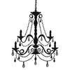 Chandelier Peel and Stick Wall Decals | Removable Repositionable Stickers | Easy Damage-Free Wall Art for Kids Bedroom Nursery Playroom