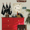 Pirates Map Peel and Stick Dry Erase Wall Decals | Removable Writable Reusable Surface | Easy Apply Damage-Free Decor for Home Office Kids Room