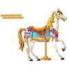 Carousel Horse Peel and Stick Wall Decals | Removable Repositionable Stickers | Easy Damage-Free Wall Art for Kids Bedroom Nursery Playroom