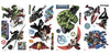 Avenger Assemble Peel and Stick Wall Decals | Removable Repositionable Stickers | Easy Damage-Free Wall Art for Kids Bedroom Nursery Playroom