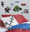 Avenger Assemble Peel and Stick Wall Decals | Removable Repositionable Stickers | Easy Damage-Free Wall Art for Kids Bedroom Nursery Playroom