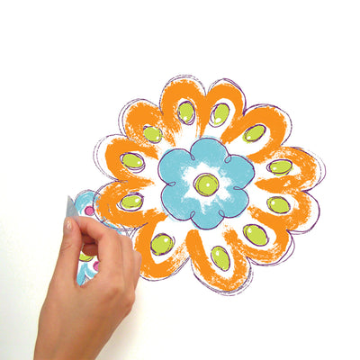 Brushwork Butterfly Peel and Stick Wall Decals | Removable Repositionable Stickers | Easy Damage-Free Wall Art for Kids Bedroom Nursery Playroom