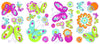 Brushwork Butterfly Peel and Stick Wall Decals | Removable Repositionable Stickers | Easy Damage-Free Wall Art for Kids Bedroom Nursery Playroom