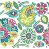 Boho Floral Peel and Stick Wall Decals | Removable Repositionable Stickers | Easy Damage-Free Wall Art for Kids Bedroom Nursery Playroom