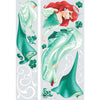 Princess Ariel Peel and Stick Wall Decals | Removable Repositionable Stickers | Easy Damage-Free Wall Art for Kids Bedroom Nursery Playroom