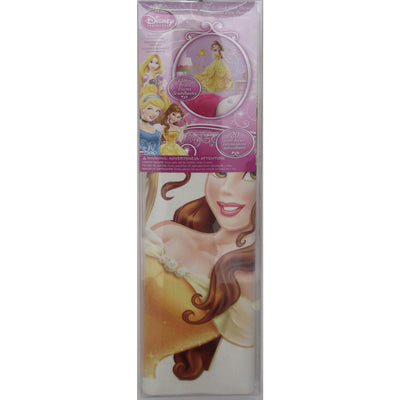 Princess Belle Peel and Stick Wall Decals | Removable Repositionable Stickers | Easy Damage-Free Wall Art for Kids Bedroom Nursery Playroom