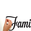 Family Quote Peel and Stick Wall Decals | Removable Repositionable Stickers | Easy Damage-Free Wall Art for Kids Bedroom Nursery Playroom