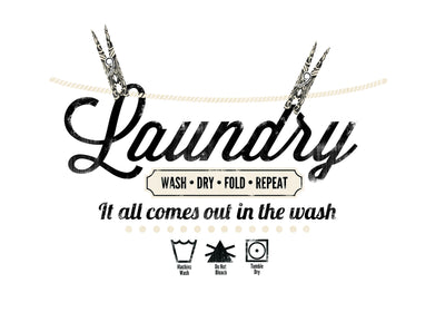 Laundry Quote Peel and Stick Wall Decals | Removable Repositionable Stickers | Easy Damage-Free Wall Art for Kids Bedroom Nursery Playroom
