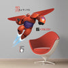 Big Hero 6 Baymax Peel and Stick Wall Decals | Removable Repositionable Stickers | Easy Damage-Free Wall Art for Kids Bedroom Nursery Playroom