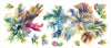 Watercolor Palm Trees Peel and Stick Wall Decals | Removable Repositionable Stickers | Easy Damage-Free Wall Art for Kids Bedroom Nursery Playroom