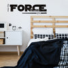 Star Wars May The Force Peel and Stick Wall Decals | Removable Repositionable Stickers | Easy Damage-Free Wall Art for Kids Bedroom Nursery Playroom