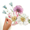 Lisa Audit Garden Bouquet Peel and Stick Wall Decals | 20 Decals | Removable Repositionable Stickers | Easy Damage-Free Wall Art for Kids Bedroom Nursery Playroom