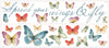 Lisa Audit Butterfly Quote Peel and Stick Wall Decals | Removable Repositionable Stickers | Easy Damage-Free Wall Art for Kids Bedroom Nursery Playroom