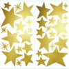Star Peel and Stick Wall Decals | Removable Repositionable Stickers | Easy Damage-Free Wall Art for Kids Bedroom Nursery Playroom