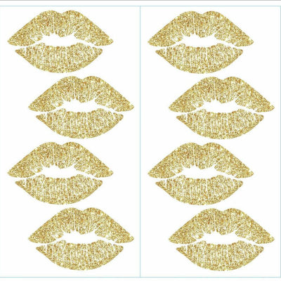 Lip Peel and Stick Wall Decals | Removable Repositionable Stickers | Easy Damage-Free Wall Art for Kids Bedroom Nursery Playroom