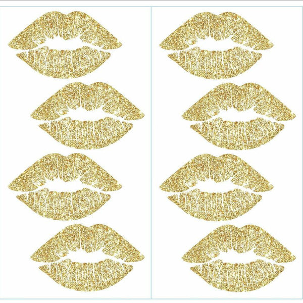 Lip Peel and Stick Wall Decals | Removable Repositionable Stickers | Easy Damage-Free Wall Art for Kids Bedroom Nursery Playroom