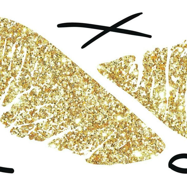 Xoxo Lips Peel and Stick Wall Decals | Removable Repositionable Stickers | Easy Damage-Free Wall Art for Kids Bedroom Nursery Playroom