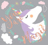 Unicorn Magic Peel and Stick Wall Decals | Removable Repositionable Stickers | Easy Damage-Free Wall Art for Kids Bedroom Nursery Playroom
