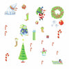 Polar Christmas Peel and Stick Wall Decals | 27 Decals | Removable Repositionable Stickers | Easy Damage-Free Wall Art for Kids Bedroom Nursery Playroom