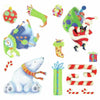 Polar Christmas Peel and Stick Wall Decals | 27 Decals | Removable Repositionable Stickers | Easy Damage-Free Wall Art for Kids Bedroom Nursery Playroom