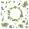 Fern Peel and Stick Wall Mirror Decals | Removable Shatter-Resistant Mirror Stickers | Easy Apply Damage-Free Decor for Bedroom Living Room