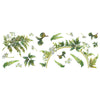 Fern Peel and Stick Wall Mirror Decals | Removable Shatter-Resistant Mirror Stickers | Easy Apply Damage-Free Decor for Bedroom Living Room