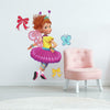 Fancy Nancy Peel and Stick Wall Decals | 8 Decals | Removable Repositionable Stickers | Easy Damage-Free Wall Art for Kids Bedroom Nursery Playroom