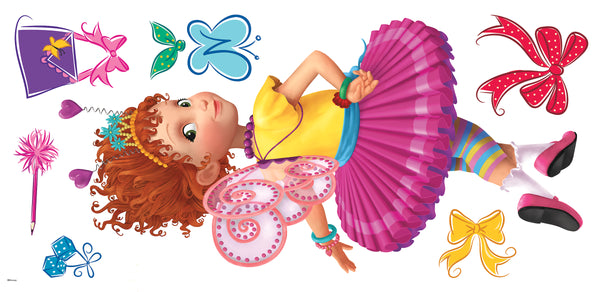 Fancy Nancy Peel and Stick Wall Decals | 8 Decals | Removable Repositionable Stickers | Easy Damage-Free Wall Art for Kids Bedroom Nursery Playroom