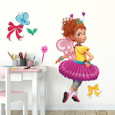 Fancy Nancy Peel and Stick Wall Decals | 8 Decals | Removable Repositionable Stickers | Easy Damage-Free Wall Art for Kids Bedroom Nursery Playroom