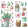 Christmas Peel and Stick Wall Decals | Removable Repositionable Stickers | Easy Damage-Free Wall Art for Kids Bedroom Nursery Playroom