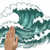 Great Wave Peel and Stick Wall Decals | 5 Decals | Removable Repositionable Stickers | Easy Damage-Free Wall Art for Kids Bedroom Nursery Playroom