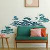 Great Wave Peel and Stick Wall Decals | 5 Decals | Removable Repositionable Stickers | Easy Damage-Free Wall Art for Kids Bedroom Nursery Playroom