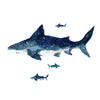 Shark Peel and Stick Wall Decals | Removable Repositionable Stickers | Easy Damage-Free Wall Art for Kids Bedroom Nursery Playroom