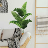 Banana Leaf Peel and Stick Wall Decals | Removable Repositionable Stickers | Easy Damage-Free Wall Art for Kids Bedroom Nursery Playroom