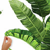 Banana Leaf Peel and Stick Wall Decals | Removable Repositionable Stickers | Easy Damage-Free Wall Art for Kids Bedroom Nursery Playroom