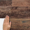 Brown Barn Wood Plank Peel and Stick Wall Decals | Removable Repositionable Stickers | Easy Damage-Free Wall Art for Kids Bedroom Nursery Playroom