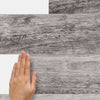 Gray Barn Wood Plank Peel and Stick Wall Decals | Removable Repositionable Stickers | Easy Damage-Free Wall Art for Kids Bedroom Nursery Playroom
