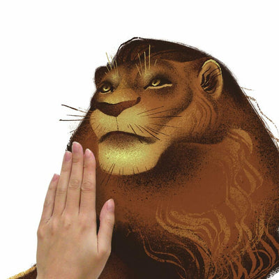 The Lion King Simba Peel and Stick Wall Decals | Removable Repositionable Stickers | Easy Damage-Free Wall Art for Kids Bedroom Nursery Playroom