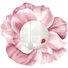 Floral Peel and Stick Wall Mirror Decals | Removable Shatter-Resistant Mirror Stickers | Easy Apply Damage-Free Decor for Bedroom Living Room