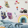 Junior T.O.T.S Peel and Stick Wall Decals | Removable Repositionable Stickers | Easy Damage-Free Wall Art for Kids Bedroom Nursery Playroom