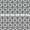 Ornate Black And White Tile Backsplash Peel and Stick Wall Decals | Removable Repositionable Stickers | Easy Damage-Free Wall Art for Kids Bedroom Nursery Playroom