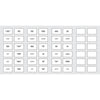 Pantry Labels Peel and Stick Wall Decals | Removable Repositionable Stickers | Easy Damage-Free Wall Art for Kids Bedroom Nursery Playroom