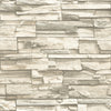 RoomMates Natural Stacked Stone Peel and Stick Wallpaper Removable Self-Adhesive Wall Covering Easy Apply Damage-Free Decor